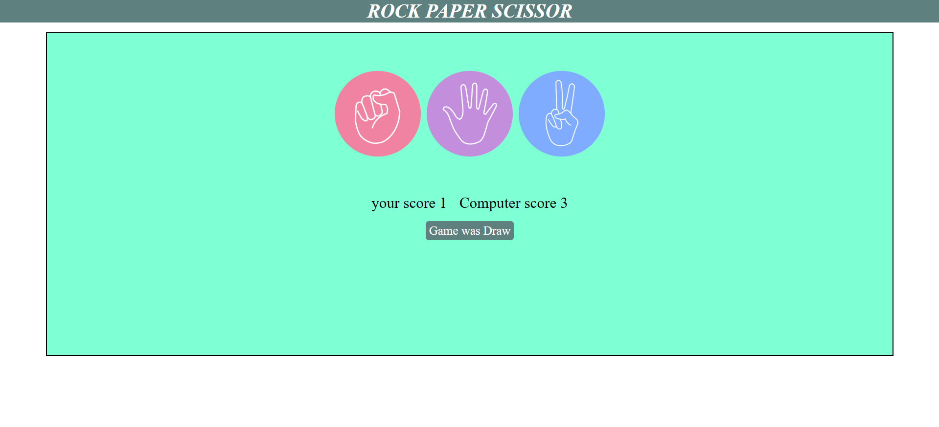 Rock Paper Scissors screenshot 2