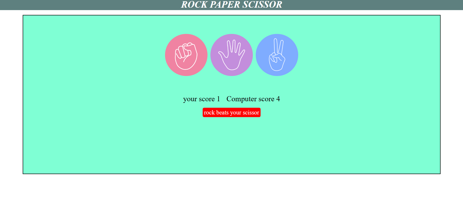 Rock Paper Scissors screenshot 3